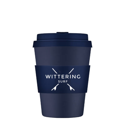Wittering Surf Reusable Takeaway Cup - Midnight Blue