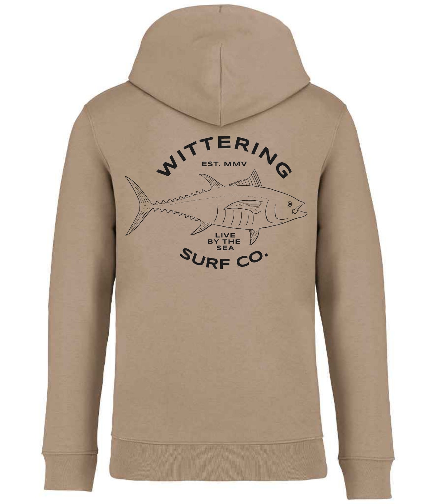 LIVE BY THE SEA SURF CO. TIDE HOODIE - WET SAND