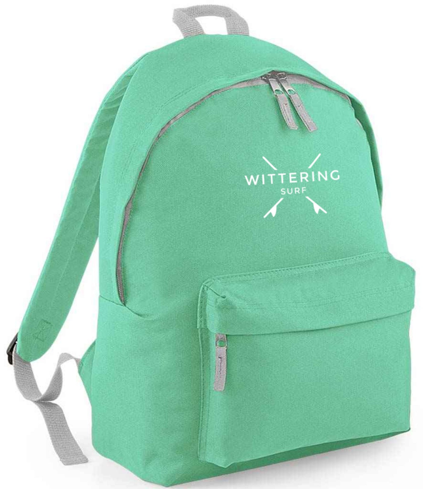 CAMPUS BACKPACK - MINT GREEN/GREY
