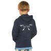 KIDS DORY HOODIE - NAVY