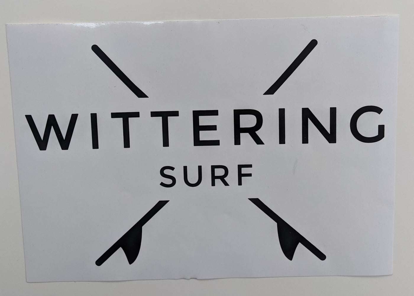MEDIUM STICKER - Wittering Surf Shop