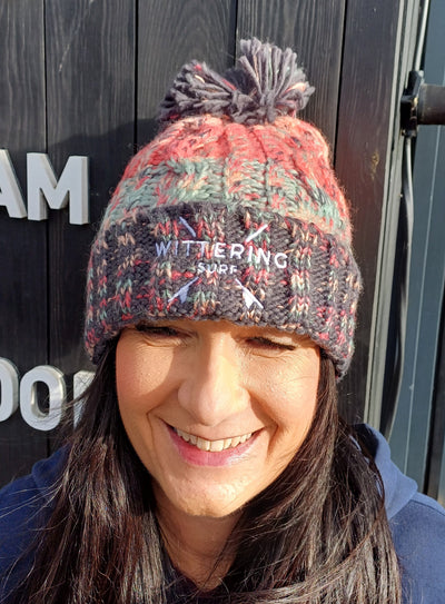 EMBROIDERED  QUIVER BEANIE - 4 COLOURS AVALIABLE - Wittering Surf Shop