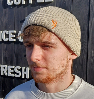 EMBROIDERED TRAWLER BEANIE - 3 COLOUR OPTIONS
