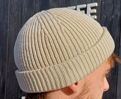 EMBROIDERED TRAWLER BEANIE - 3 COLOUR OPTIONS