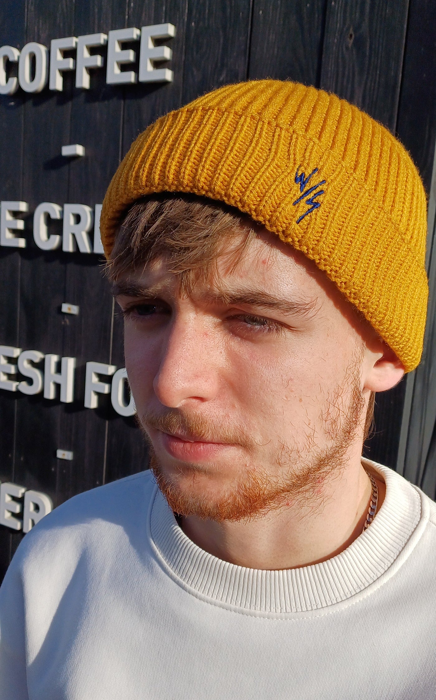EMBROIDERED TRAWLER BEANIE - 3 COLOUR OPTIONS