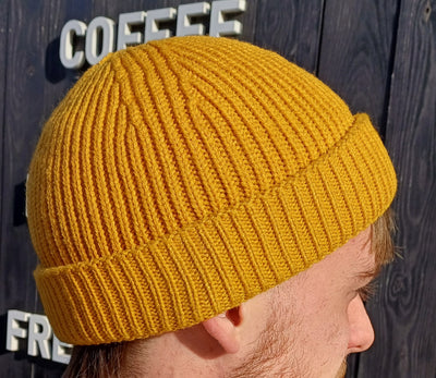 EMBROIDERED TRAWLER BEANIE - 3 COLOUR OPTIONS