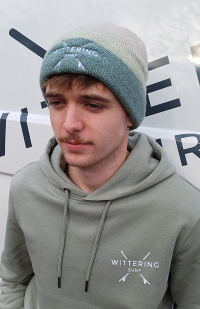 EMBROIDERED SURFS UP BEANIE - 3 COLOUR OPTIONS