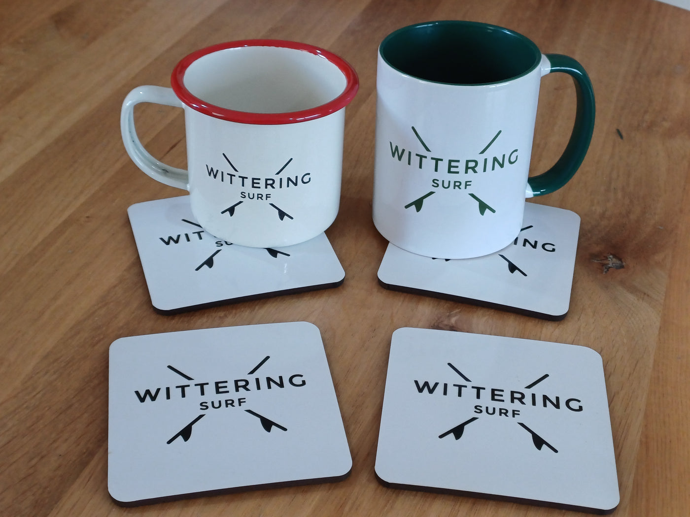 WITTERING SURF COASTERS - SET OF 4