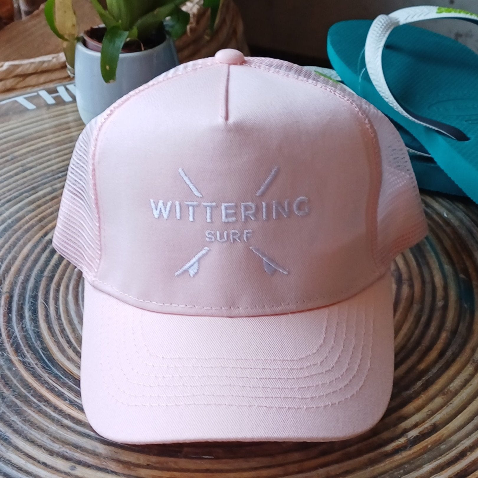 KIDS EMBROIDERED SNAPBACK TRUCKER CAP - 4 COLOURS - Wittering Surf Shop