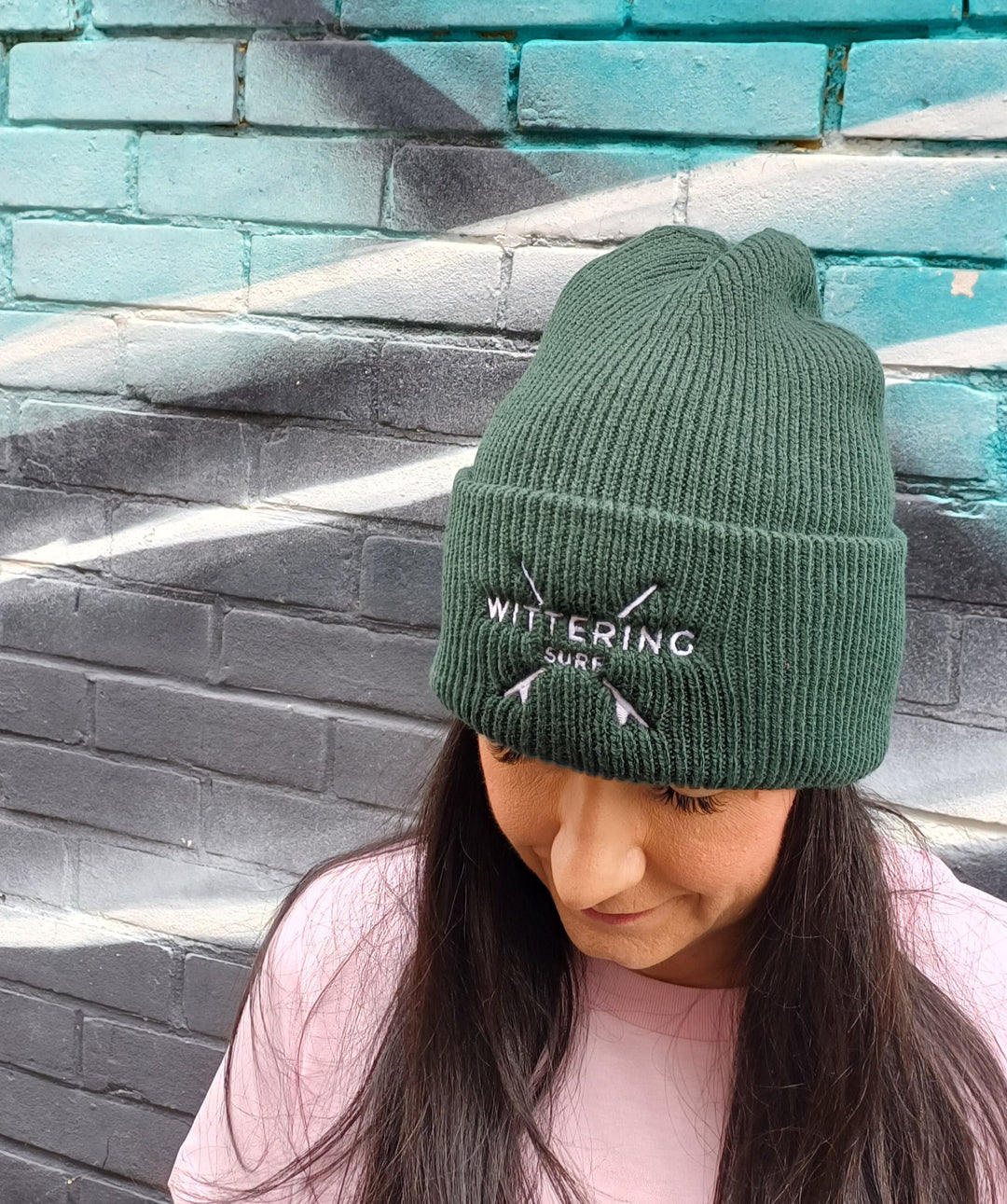 EMBROIDERED LONGBOARD BEANIE - 5 COLOUR OPTIONS - Wittering Surf Shop