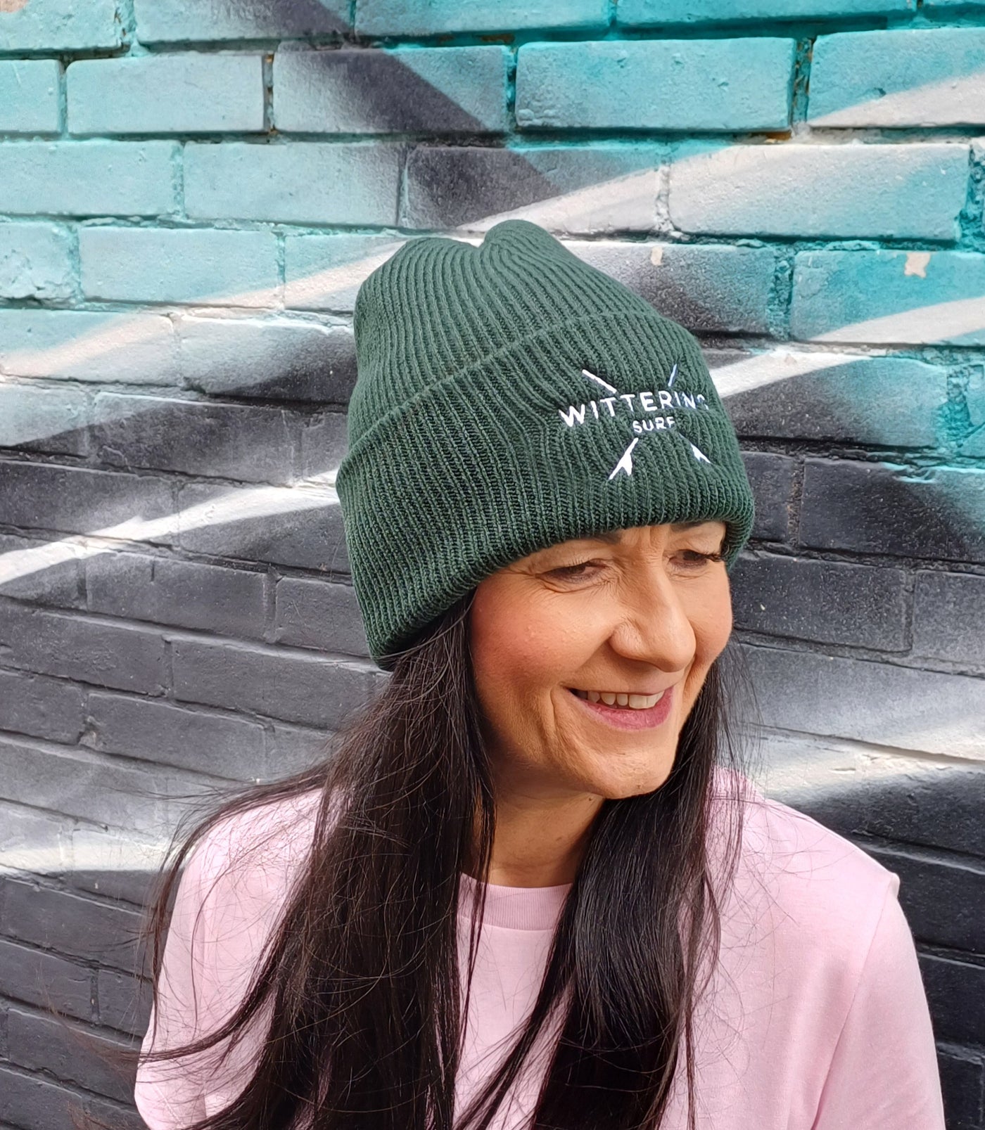 EMBROIDERED LONGBOARD BEANIE - 5 COLOUR OPTIONS
