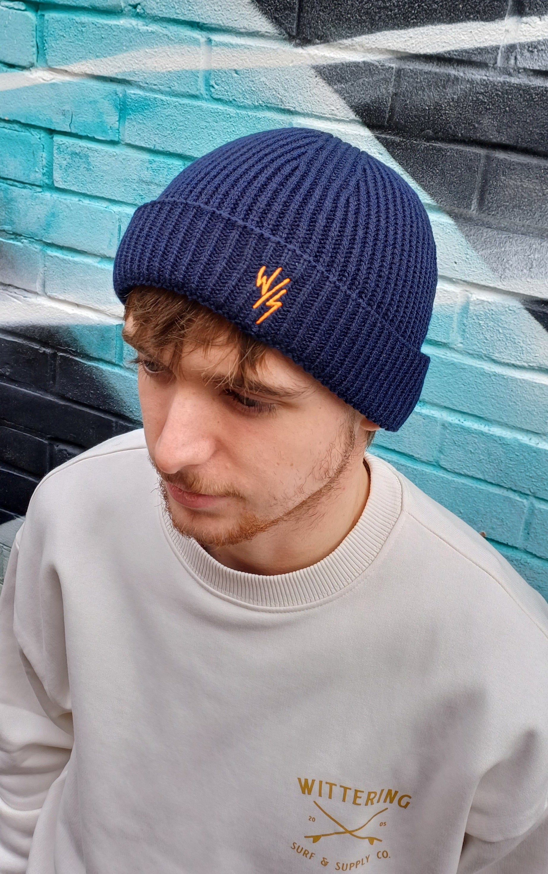 EMBROIDERED TRAWLER BEANIE - 3 COLOUR OPTIONS - Wittering Surf Shop