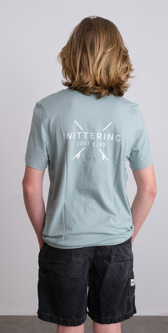 KIDS EVERYDAY SURF CLUB T-SHIRT- JADE GREEN