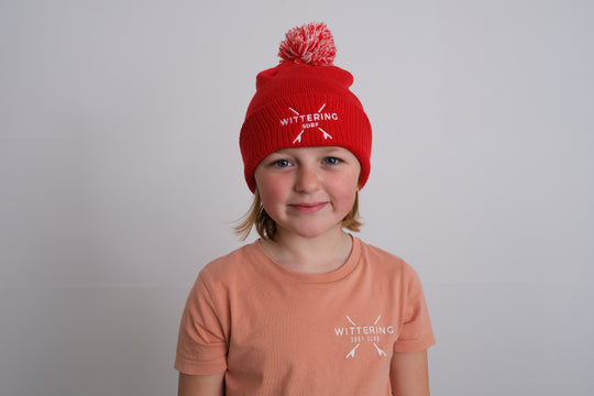 KIDS EMBROIDERED KOOK CUFFED BEANIE - 3 COLOURS AVALIABLE