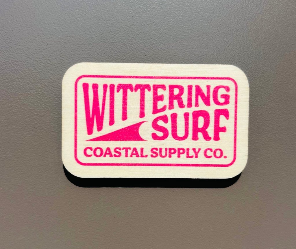 COASTAL SUPPLIES WOODEN MAGNET - Wittering Surf Shop