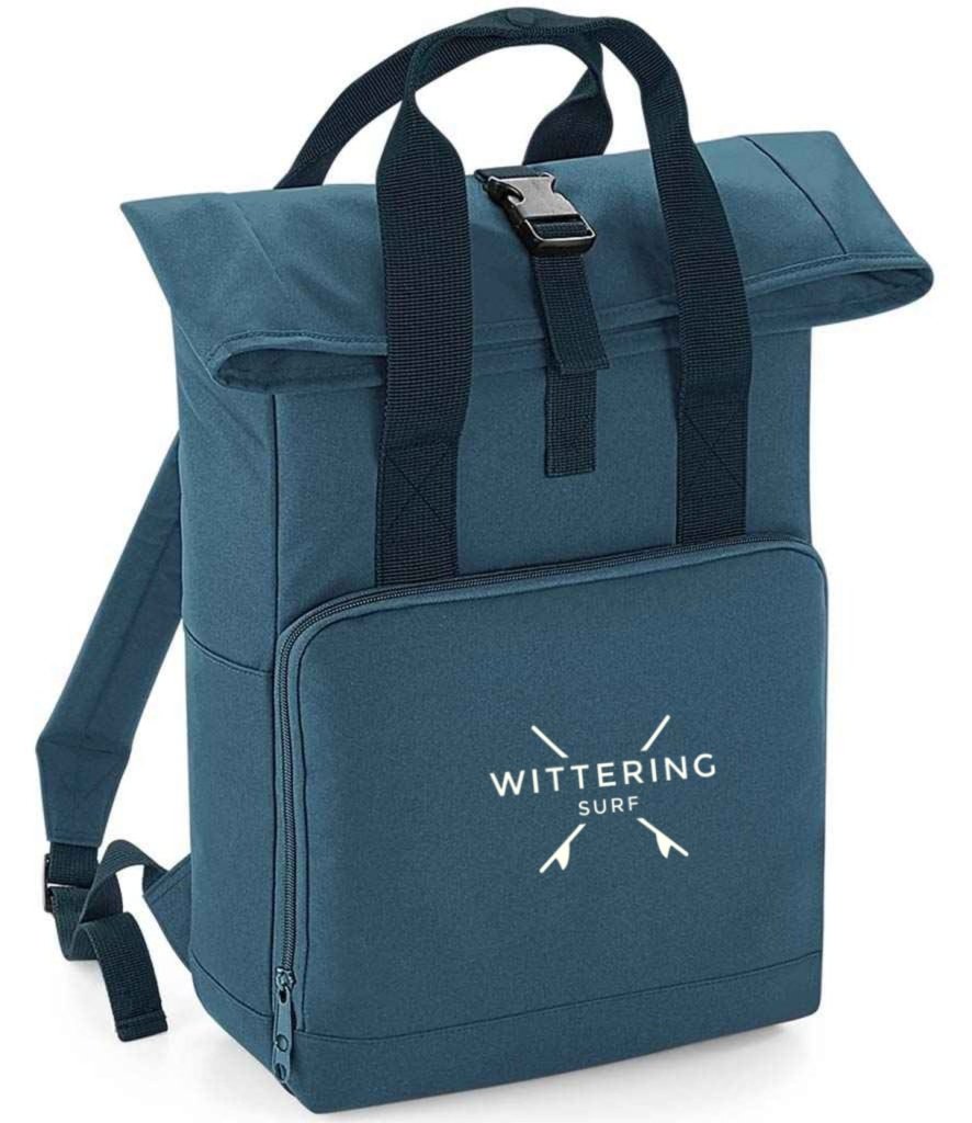 ROLL TOP BACKPACK - PETROL BLUE - Wittering Surf Shop
