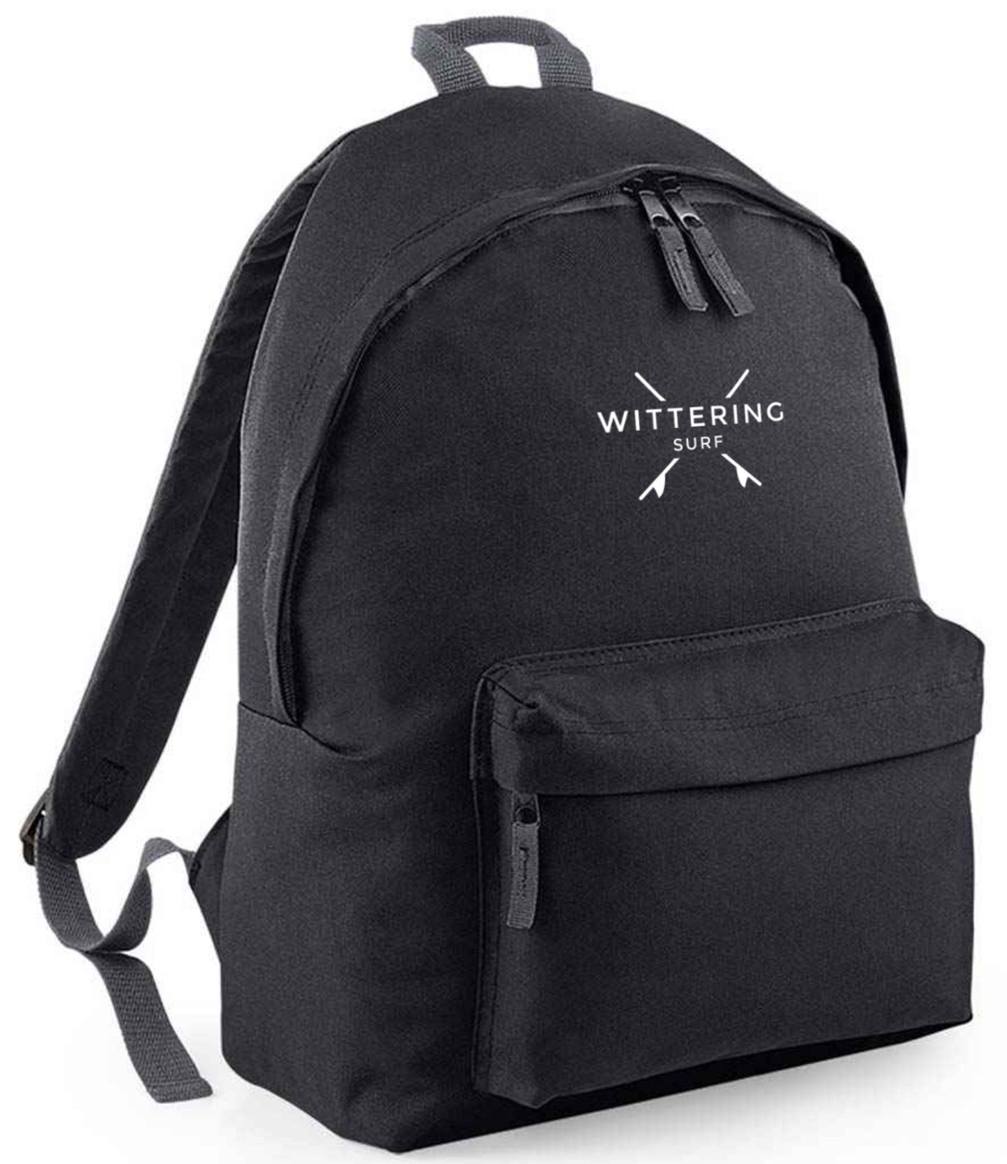 CAMPUS BACKPACK - BLACK - Wittering Surf Shop