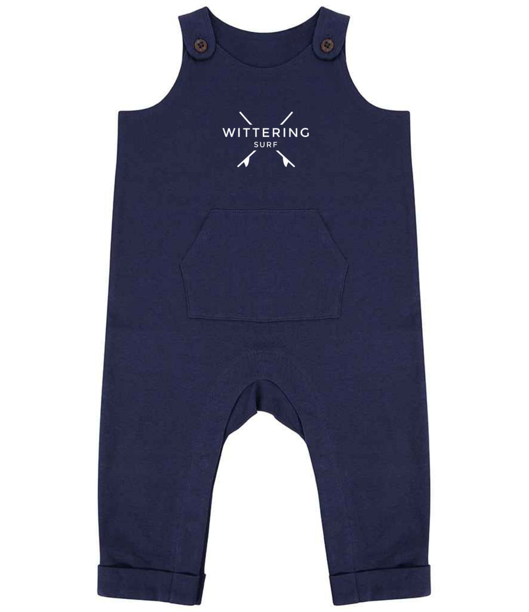 BABY &amp; TODDLER COTTON DUNGAREES 2 COLOURS - Wittering Surf Shop