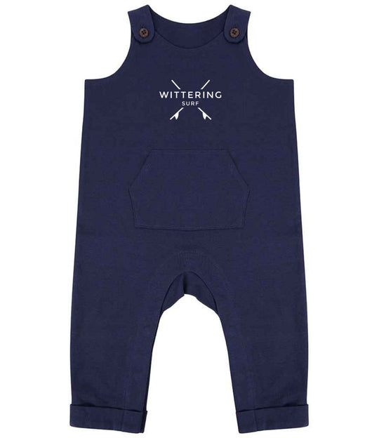 BABY &amp; TODDLER COTTON DUNGAREES 2 COLOURS - Wittering Surf Shop