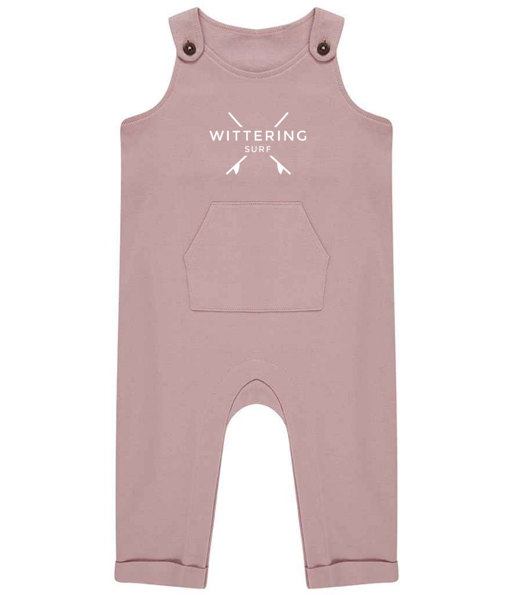 BABY & TODDLER COTTON DUNGAREES 2 COLOURS - Wittering Surf Shop