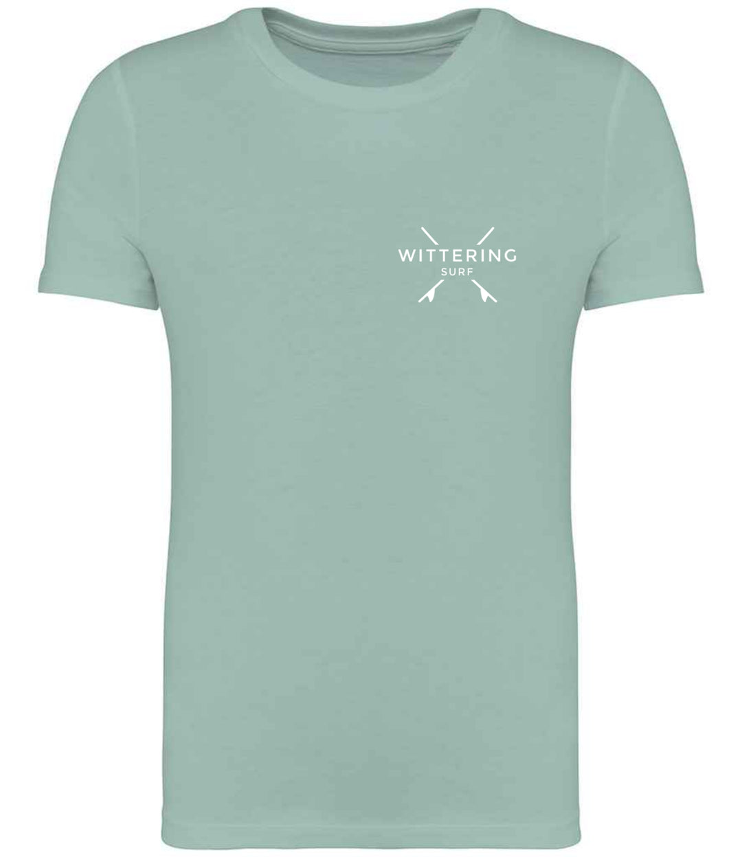 KIDS EVERYDAY SURF CLUB T-SHIRT- JADE GREEN - Wittering Surf Shop