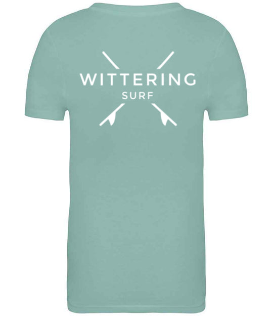 KIDS EVERYDAY SURF CLUB T-SHIRT- JADE GREEN - Wittering Surf Shop