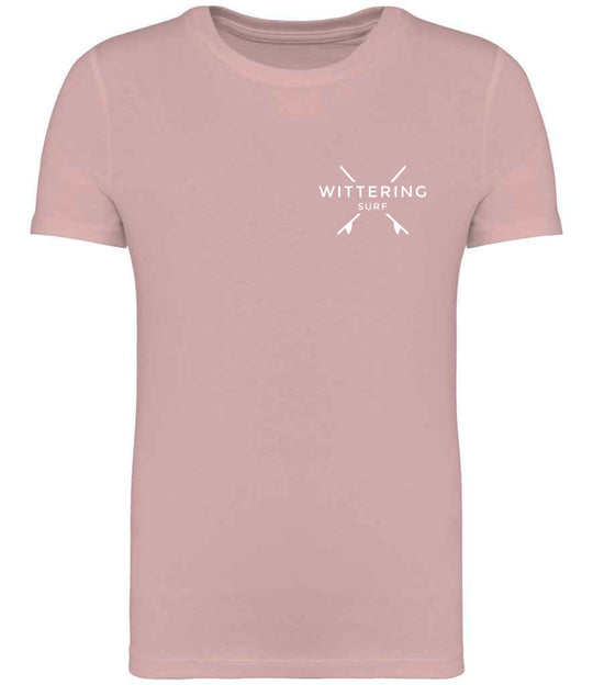KIDS EVERYDAY SURF CLUB T-SHIRT- PETAL ROSE - Wittering Surf Shop