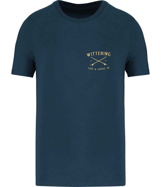 WITTERING SURF SUPPLY CO. - MENS T-SHIRT PEACOCK BLUE - Wittering Surf Shop