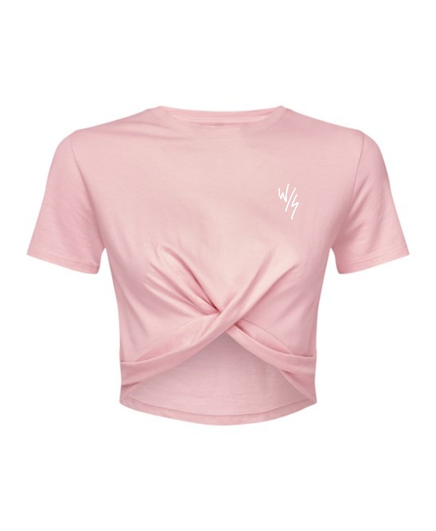 LADIES TWIST T-SHIRT - PINK