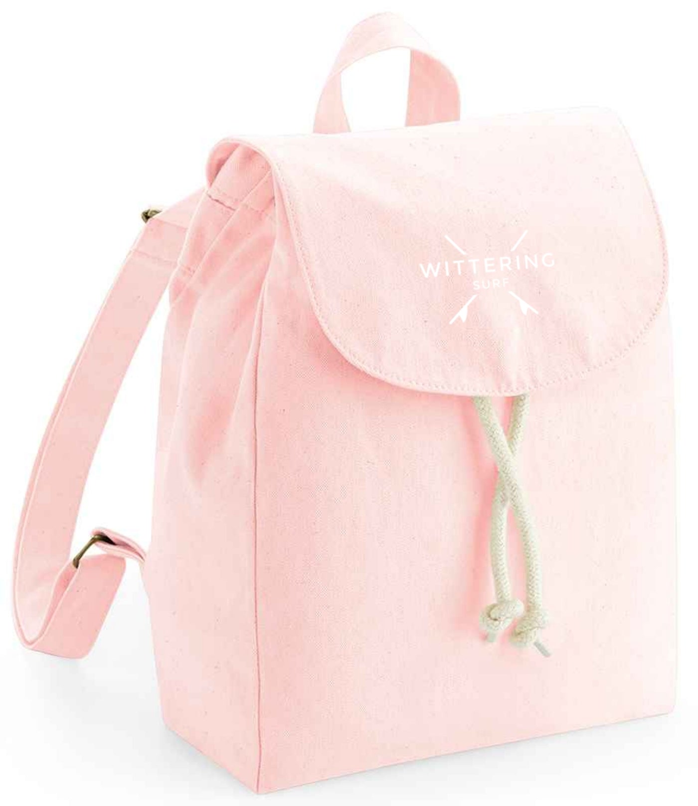 ORGANIC MINI BACKPACK - PALE PINK