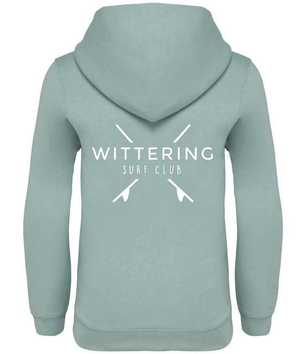 KIDS TIDE HOODIE - JADE - Wittering Surf Shop