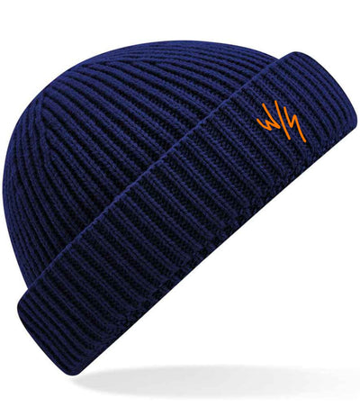 EMBROIDERED TRAWLER BEANIE - 3 COLOUR OPTIONS
