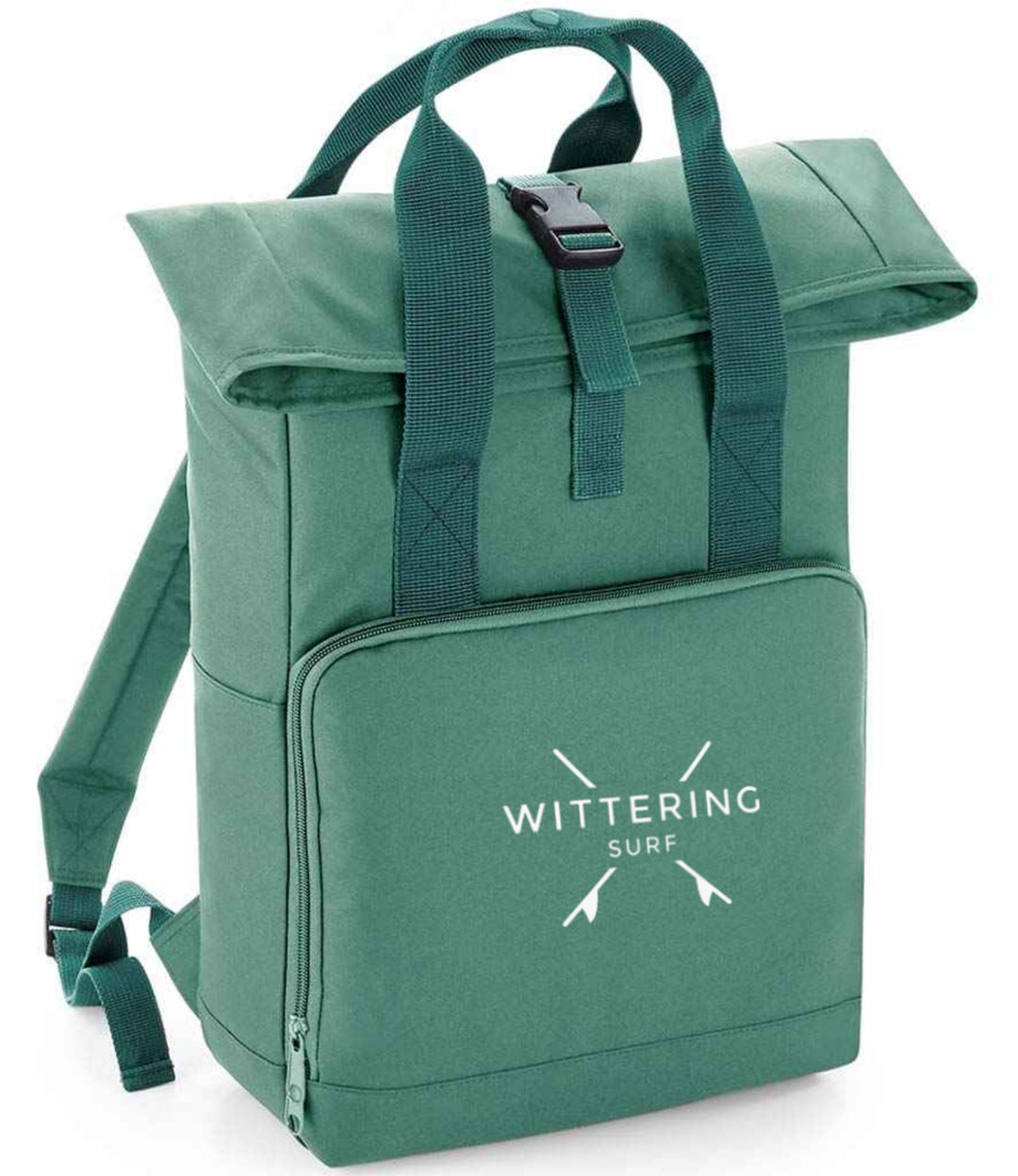 ROLL TOP BACKPACK - SAGE - Wittering Surf Shop
