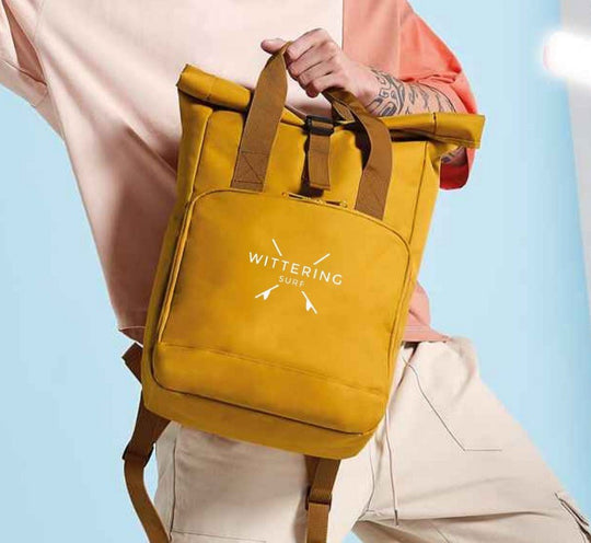 ROLL TOP BACKPACK - MUSTARD - Wittering Surf Shop