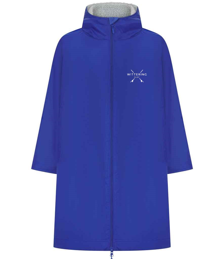 ARCTIC ROBE - OUTDOOR CHANGE ROBE &amp; DRY COAT - ADULT - NAVY - 2 SIZES - Wittering Surf Shop