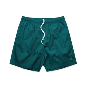BEACH SHORTS - AQUA - Wittering Surf Shop