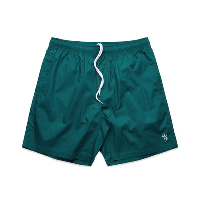 BEACH SHORTS - AQUA - Wittering Surf Shop