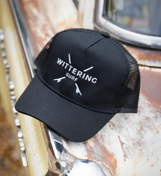 EMBROIDERED SNAPBACK TRUCKER CAP - 5 COLOURS - Wittering Surf Shop
