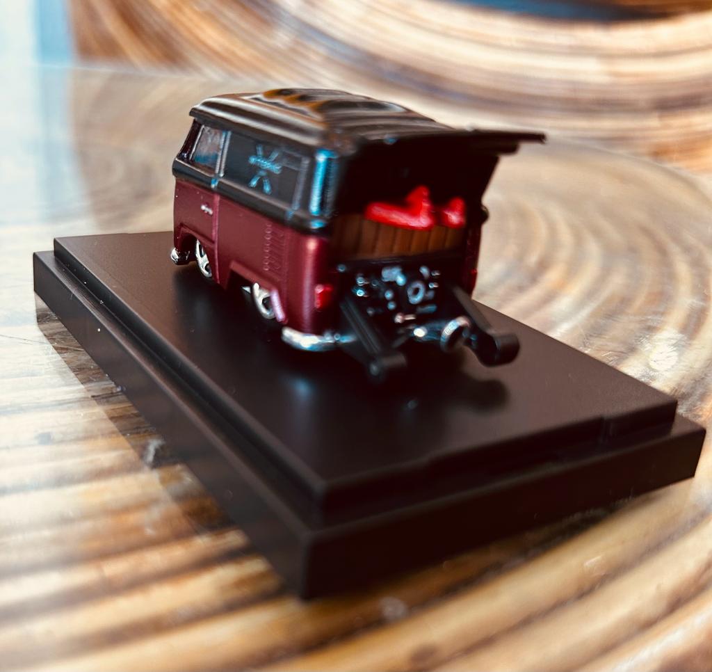 Custom Hot Wheels VW Camper Surf Bus - Wittering Surf Shop