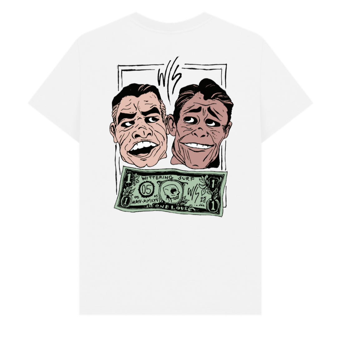 KIDS EX PRESIDENT T-SHIRT - WHITE - Wittering Surf Shop