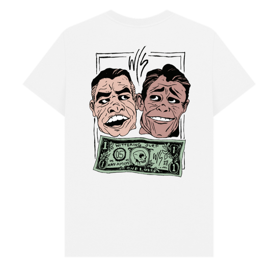 KIDS EX PRESIDENT T-SHIRT - WHITE - Wittering Surf Shop