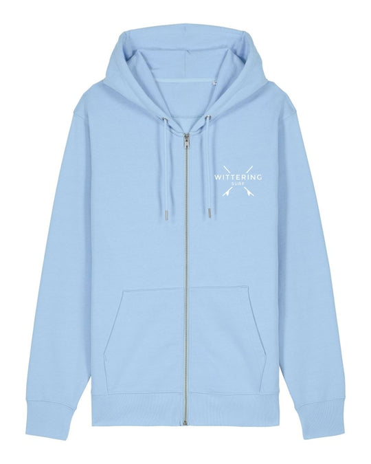 DORY ZIP HOODIE - COOL BLUE - Wittering Surf Shop