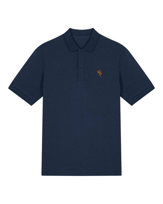 FRONTSIDE UNISEX POLO SHIRT - NAVY - Wittering Surf Shop