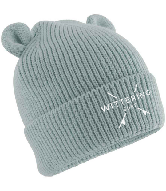 BABY BEAR BABY &amp; TODDLER ORGANIC COTTON BEANIE - 2 Colours &amp; 2 Sizes avaliable - Wittering Surf Shop
