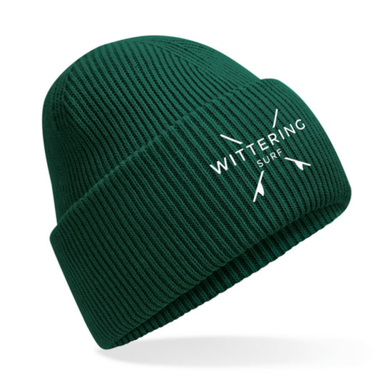 EMBROIDERED LONGBOARD BEANIE - 5 COLOUR OPTIONS - Wittering Surf Shop