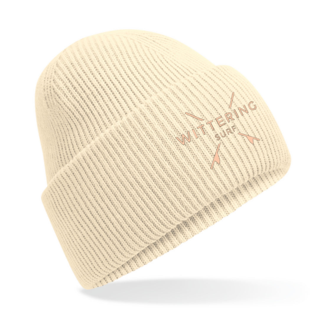 EMBROIDERED LONGBOARD BEANIE - 5 COLOUR OPTIONS - Wittering Surf Shop