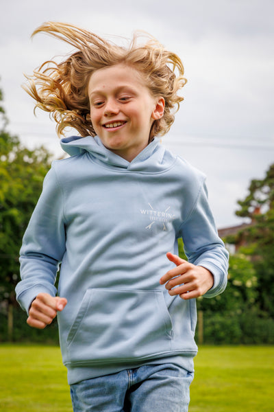 KIDS TIDE HOODIE - AQUAMARINE