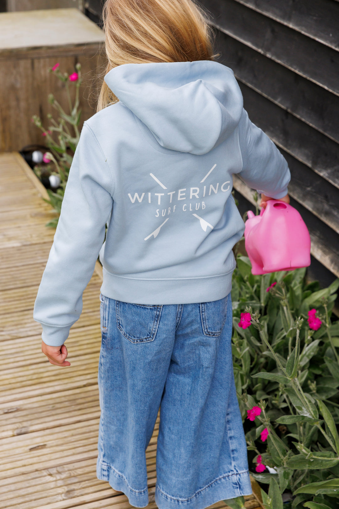 KIDS TIDE HOODIE - AQUAMARINE - Wittering Surf Shop