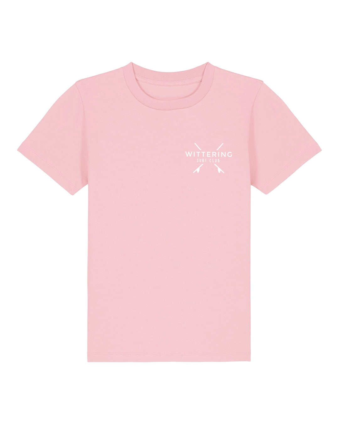 KIDS EVERYDAY SURF CLUB T-SHIRT - COTTON PINK - Wittering Surf Shop