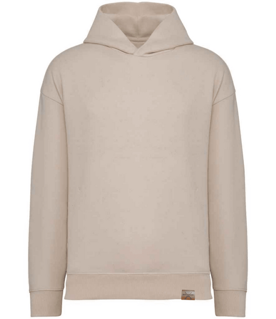OVERSIZED HANG TEN HOODIE - RAW NATURAL - Wittering Surf Shop